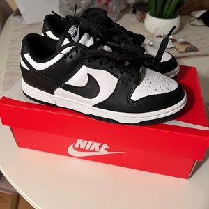 2021 Nike Dunk Low Black And White - Womens Size 5. Men Size 3.5
